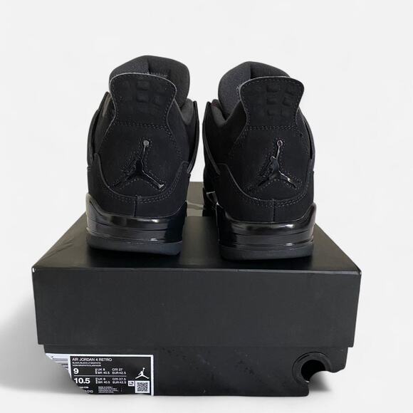 Air jordan 4 retro black cat - size 9 M / 10.5 W US - Picture 6 of 10